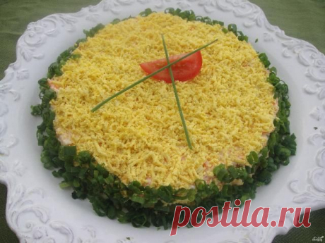 Мимоза с рыбной консервой