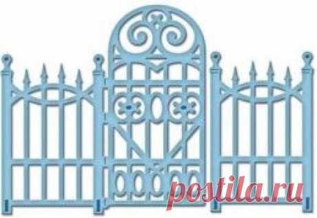 Нож для вырубки Spellbinders D-Lites Die Garden Gate - SPEL-S2-080