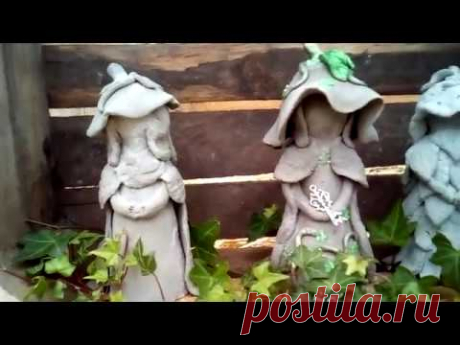 Garten Elfe aus Knetbeton