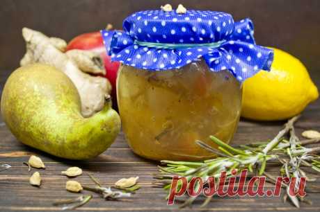 Фруктовый джем против простуды с розмарином и имбирём. Пошаговый рецепт с фото - Ботаничка.ru