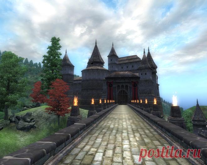 Замок Скинграда, резиденция графа Януса Гассилдора, скрытого вампира, сумевшего подавить свои темные инстинкты.