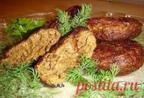 Грибные котлетки с рисом - отличный вариант к ужину! Разнообразь свое меню!