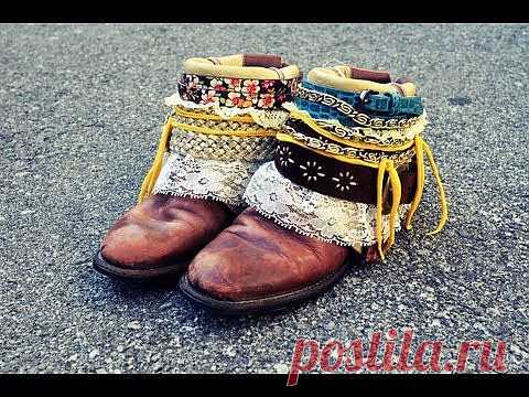 Ботильоны в рустикальном стиле (DIY) / Обувь / Модный сайт о стильной переделке одежды и интерьера
