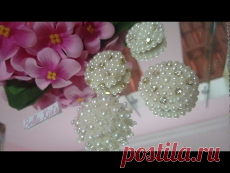 MIOLO BORDADO COM PÉROLAS SUPER FÁCIL - PAP - DIY