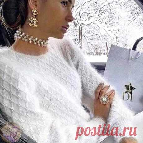 Ваш выход,леди. Идеи для вязания пуловера спицами и крючком, которые создадут вам новогоднее настроение (+ описания, схемы,выкройки) | Вяжем с Бабуковой | Дзен