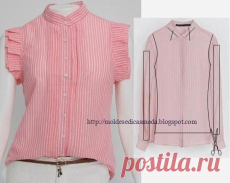 RECICLAGEM DE CAMISAS E T-SHIRTS - 4 | Cortes e Costura