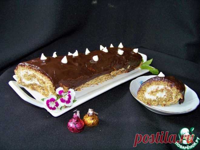 Миндально-шоколадное пирожное Кулинарный рецепт