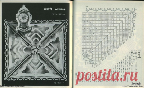 &quot;Crochet lace&quot;. Японский журнал по вязанию крючком.