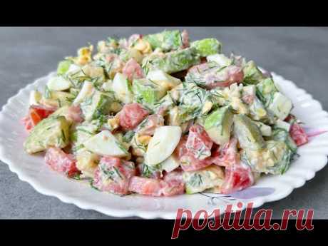Летний Салат с Кабачком / Салат из Кабачков / Рецепт из Кабачков / Zucchini Salad