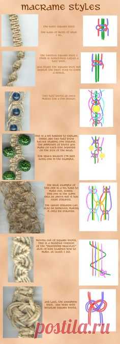 Macrame styles