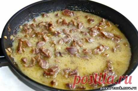 Тушеные куриные пупочки - Вторые блюда мясные - Вторые блюда - ПОВАРЕНОК