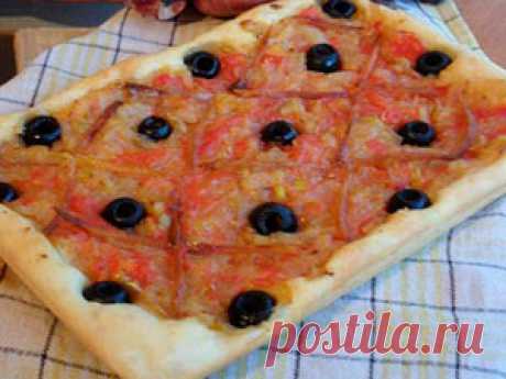 Прованский луковый пирог «Писсаладьер» | Рыба в духовке — рецепты