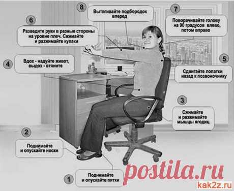 Скрытая гимнастика Воробьева. - Здоровье, физкультприветы и диеты