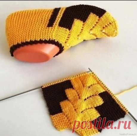 Следочки "Ёлочка". Описание | Вязание спицами аксессуаров