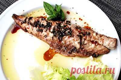 Скумбрия в горячем маринаде: пошаговый рецепт с фото.