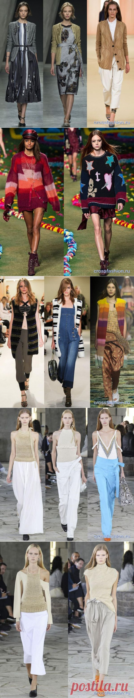 Crossfashion Group - Вязаная мода весна-лето 2015: трикотаж, ирландское кружево и другие тренды с подиумов мира