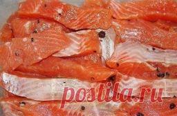 Соленая красная рыба - Лучшие кулинарные рецепты интернета