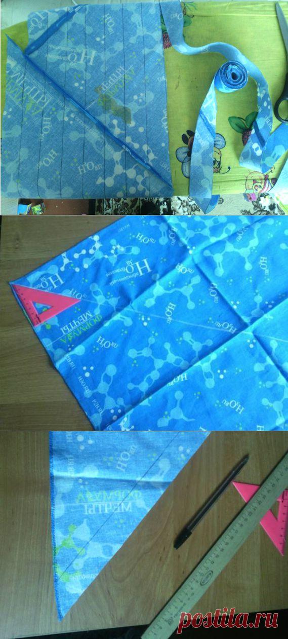 Как сделать косую бейку своими руками | Шьем Детям Сами