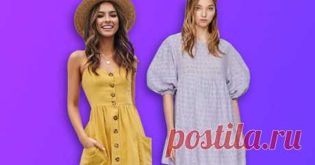 👗 6 классных платьев из хлопка с Алиэкспресс для теплой погоды | Рекомендательная система Пульс Mail.ru