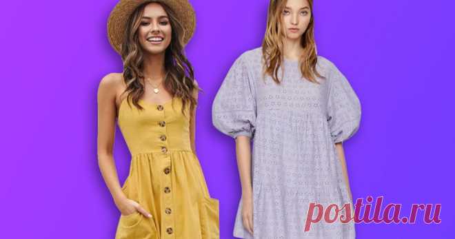 👗 6 классных платьев из хлопка с Алиэкспресс для теплой погоды | Рекомендательная система Пульс Mail.ru
