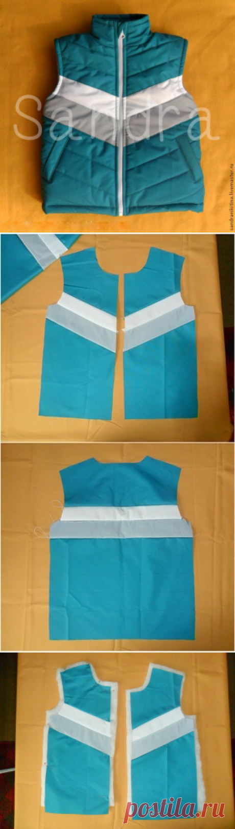 Мастер-класс. Жилет стеганый - Ярмарка Мастеров - ручная работа, handmade