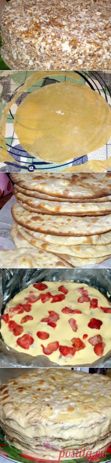 Торт слоеный сливочный «Сашка» / Торты / TVCook: пошаговые рецепты с фото