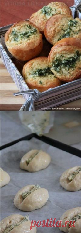 Чесночные булочки.