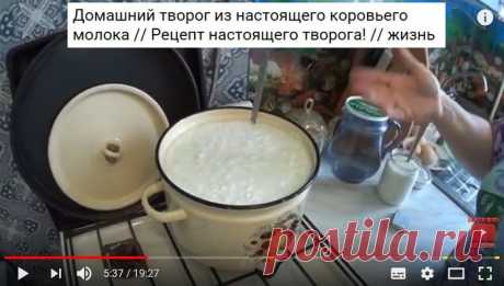 Домашний творог из настоящего коровьего молока.