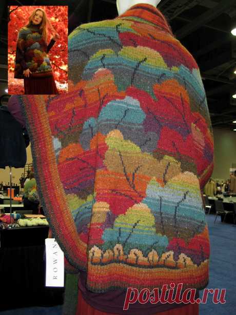Patchwork от Kaffe Fassett. Пальто 2 + схемы.