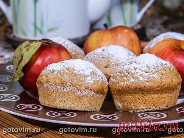 Кекс с яблочным жмыхом