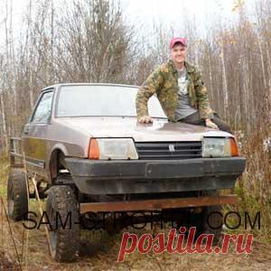 Сделал самодельный вездеход 4х4 из ВАЗ-2108: подробный фотоотчёт сборки Вездеход самоделка с полным приводом 4х4: фото и описание постройки вездехода. Читать далее...