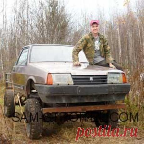 Сделал самодельный вездеход 4х4 из ВАЗ-2108: подробный фотоотчёт сборки Вездеход самоделка с полным приводом 4х4: фото и описание постройки вездехода. Читать далее...