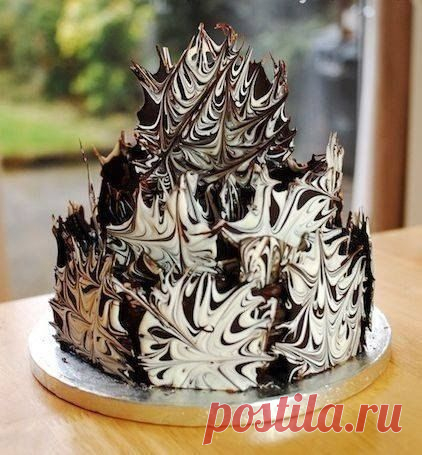 Как красиво украсить ваш тортик шоколадными узорами :мастер-класс | Четыре вкуса