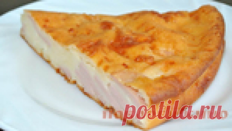 Пирог с сыром и сосисками - своим аппетитным ароматом заманивает на кухню всех домашних
