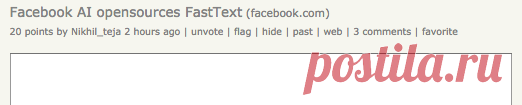 Facebook AI opensources FastText | Hacker News