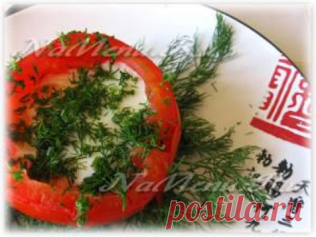 Яичница в помидорах