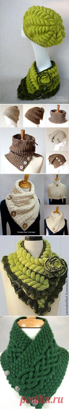 Шарфы-трансформеры, удобные и практичные | Рукоделие