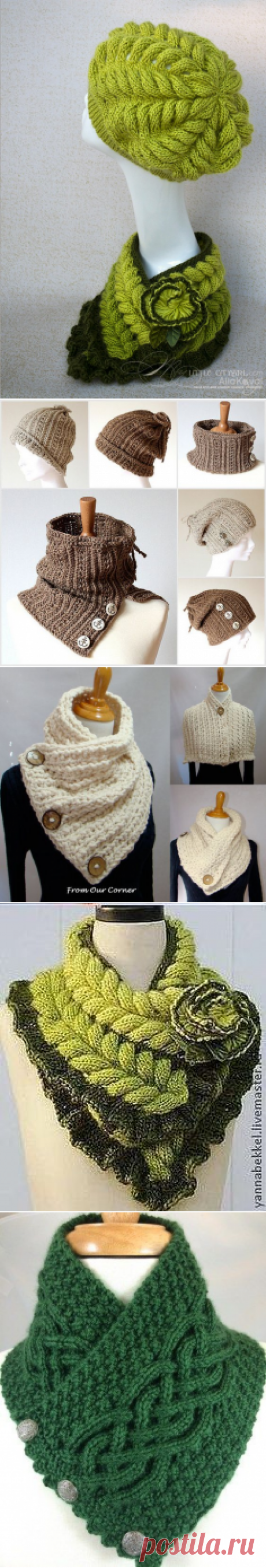 Шарфы-трансформеры, удобные и практичные | Рукоделие