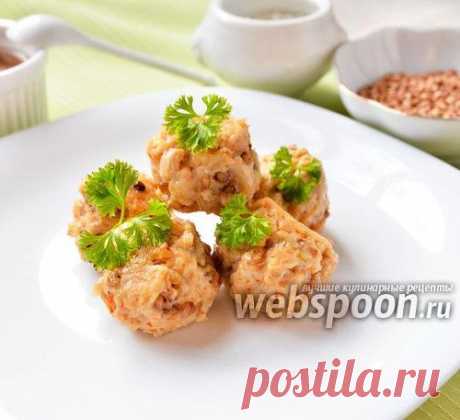 Куриные тефтели с гречкой