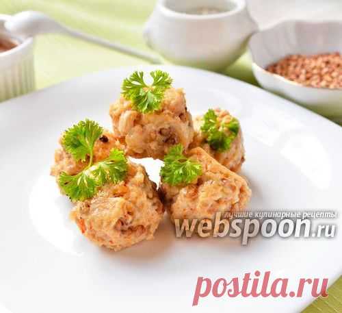 Куриные тефтели с гречкой