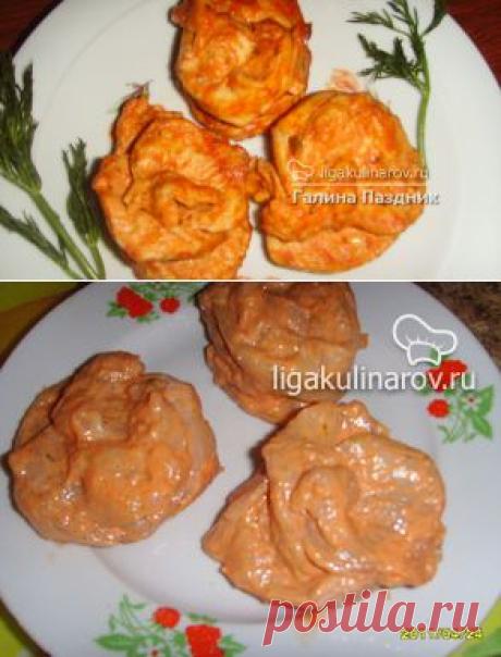 Розочки из курочки – рецепт с фото от Лиги Кулинаров, пошаговый рецепт