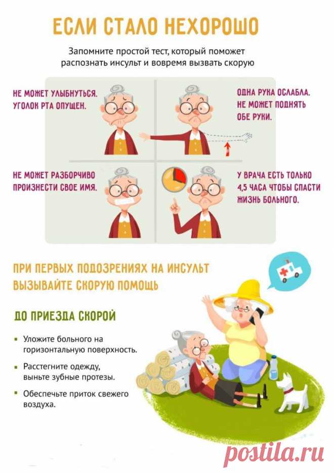 Инсульт летом: защититься и оказать помощь / Будьте здоровы