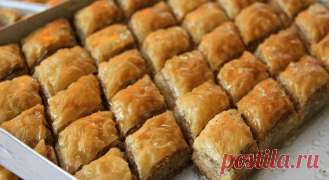 ПАХЛАВА ИЗ СЛОЕНОГО ТЕСТА: БЫСТРО, ВКУСНО И НЕОБЫЧАЙНО АРОМАТНО!