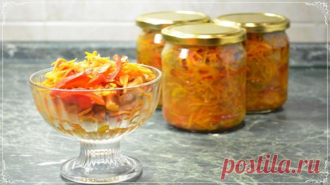 Баклажаны по-корейски - вкуснейший салат из баклажанов на зиму - Простые рецепты Овкусе.ру