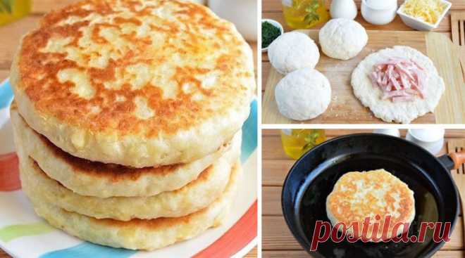 Простые сырные лепешки на кефире с вкуснейшей начинкой. Быстрые и очень вкусные! Приготовить пышные, быстрые, нежные, сырные лепешки на обычном кефире проще простого. Воспользуйтесь нашим пошаговым рецептом и порадуйте своих родных изумительной выпечкой.