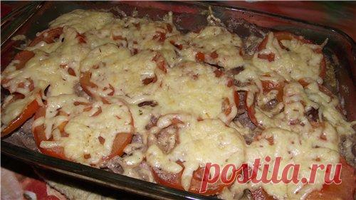 Куриная печень по-итальянски