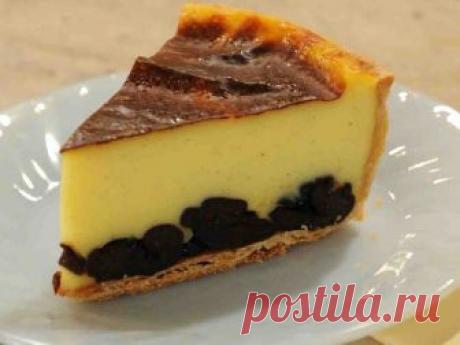 Флан с черносливом