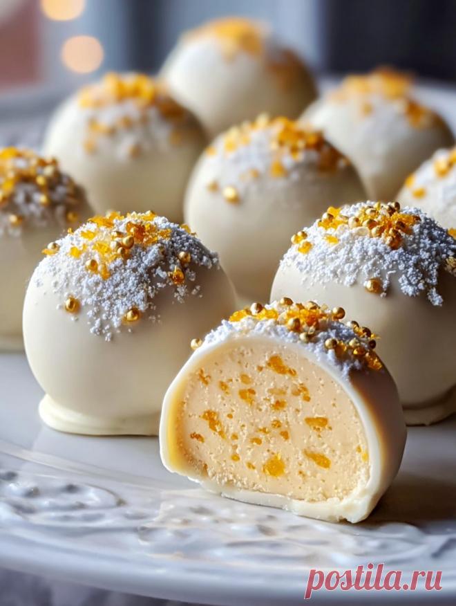 White Chocolate Orange Truffles that Delight Your Tastebuds