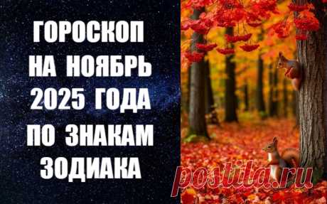 СЛУШАЙТЕ И СМОТРИТЕ ПРОГНОЗ НА НОЯБРЬ ПО ЗНАКАМ ЗОДИАКА  -