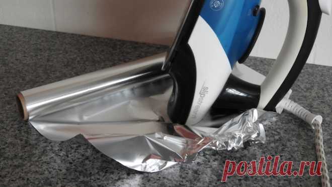 Хозяйка каждое утро кладёт фольгу на гладильную доску, и её примеру точно захочется последовать